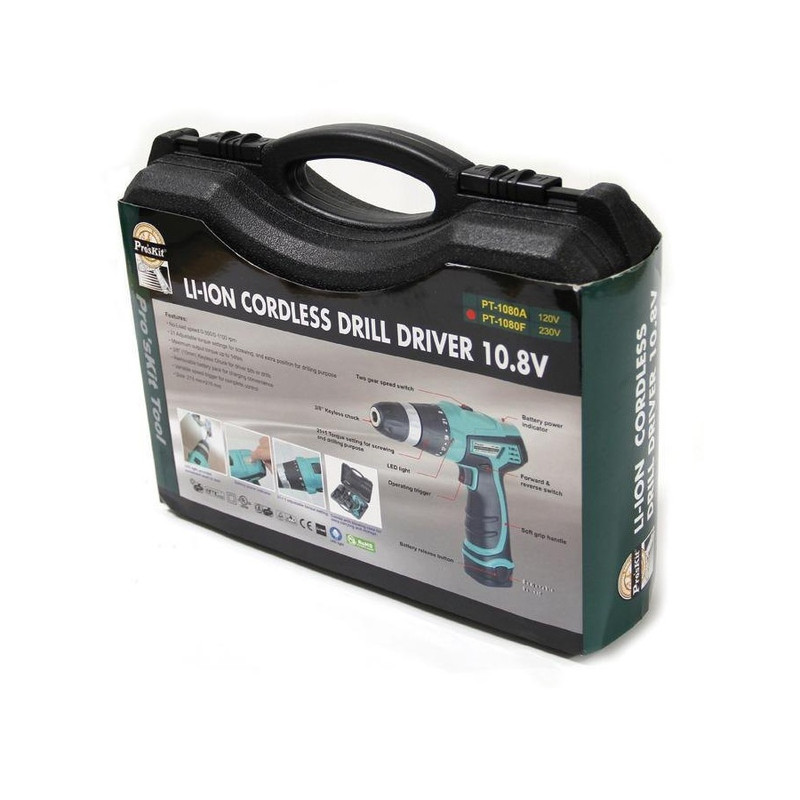 دریل پیچ گوشتی 10میلیمتری 28 وات پروسکیت مدل PT-1206F