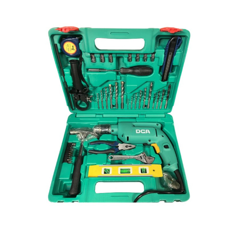 دریل چکشی دی سی ای مدل Z1J-FF04-13 مجموعه 41 عددی