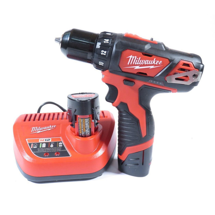 دریل پیچ گوشتی چکشی شارژی میلواکی مدل M12 BPD-202C