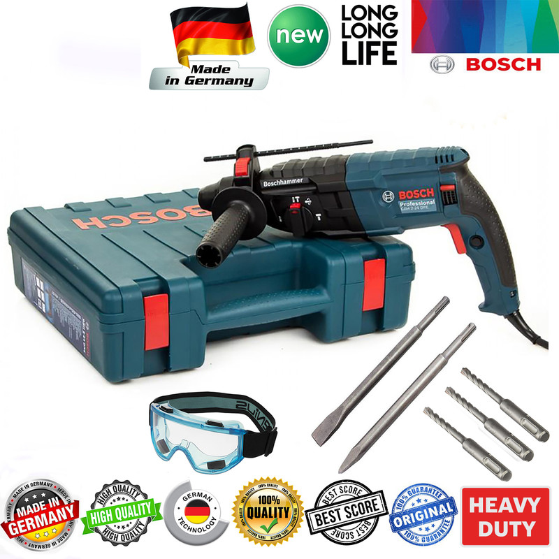 دریل چکشی بوش مدل GBH 2-26 DRE + 6 Extra