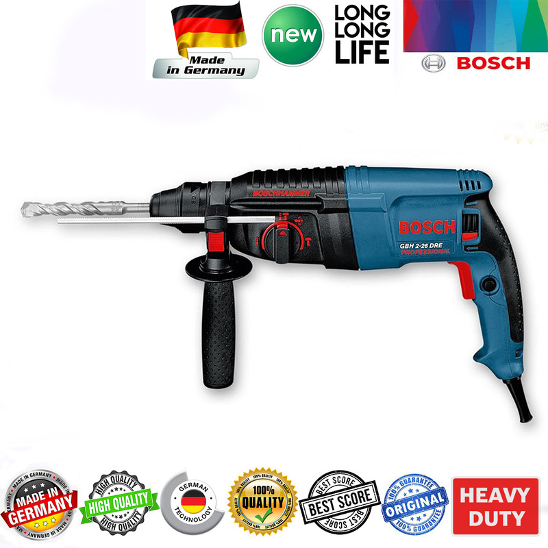 دریل چکشی بوش مدل GBH 2-26 DRE + 6 Extra
