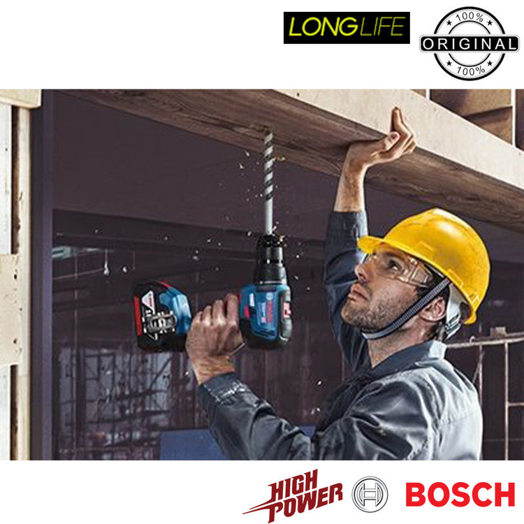 دریل پیچ گوشتی شارژی چکشی 13 میلیمتری 18 ولت بوش مدل هوشمند GSB 18V-50 Brushless + 3 Battery