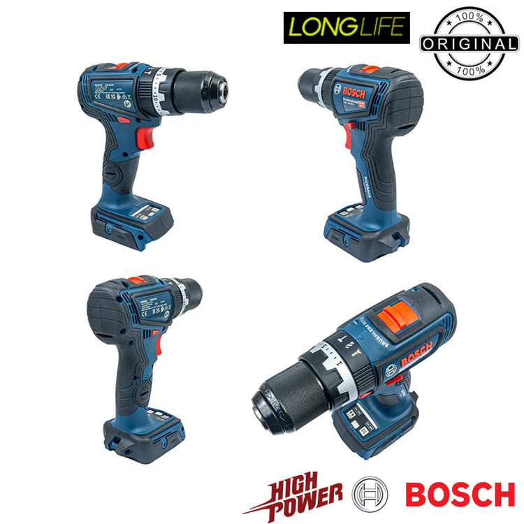 دریل پیچ گوشتی شارژی چکشی بوش مدل فوق هوشمند GSB 18V-90 C Mototr Brushless