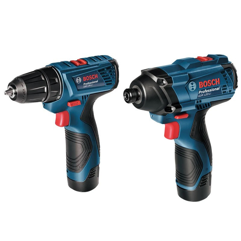 مجموعه بکس و دریل شارژی بوش مدل فوق حرفه ای GDR 120 LI & GSR 120 Li Extra Professional