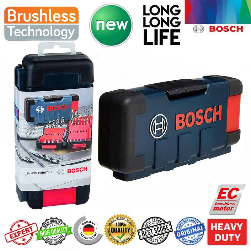 دریل پیچ گوشتی چکشی شارژی بوش مدل GSB 18V-50 EC brushless + 4 Extra