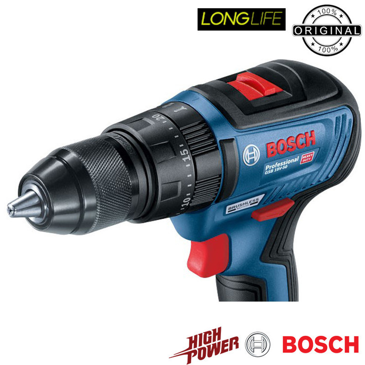 دریل چکشی شارژی بوش مدل سه حالته GSB 18V-50 2Extra