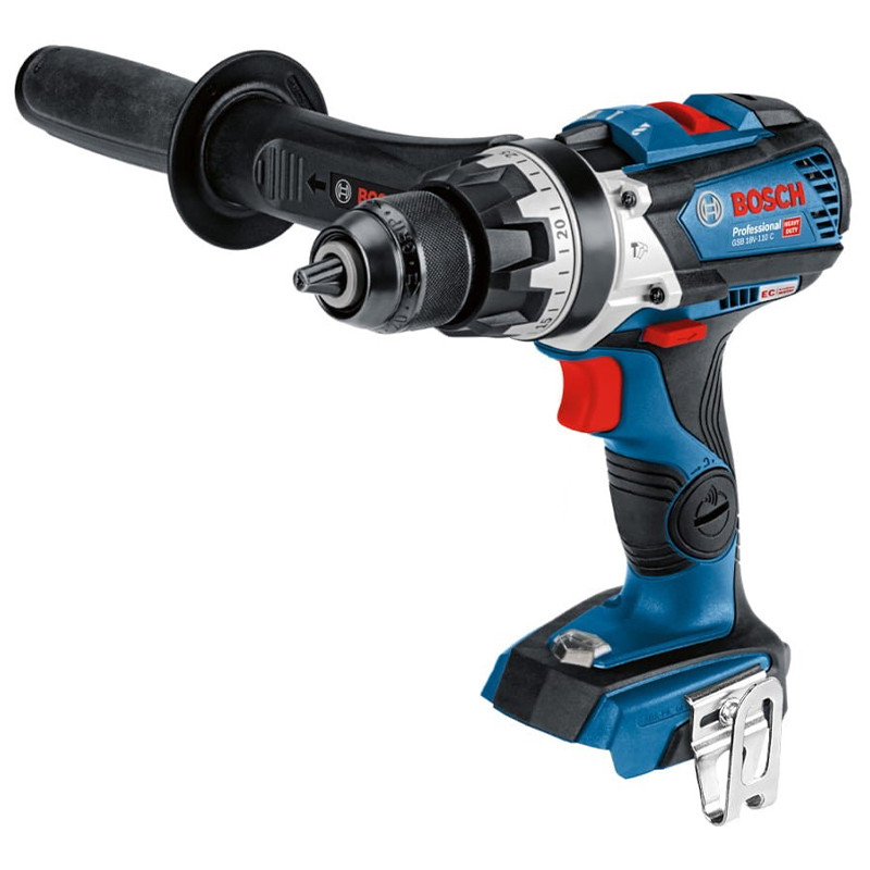 دریل پیچ گوشتی شارژی چکشی 13 میلی متری 18 ولت بوش مدل GSB 18V-110 C Extra