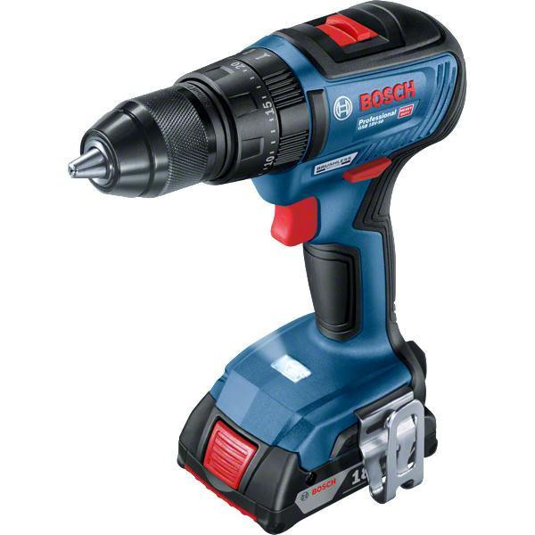 دریل شارژی چکشی بوش مدل حرفه ای بدون ذغال GSB 18 V-50 + 1 Extra