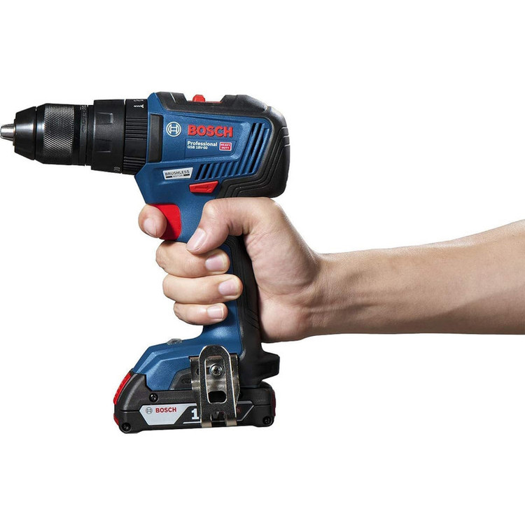 دریل چکشی شارژی بوش مدل GSB 18V 50 مجموعه 16 عددی