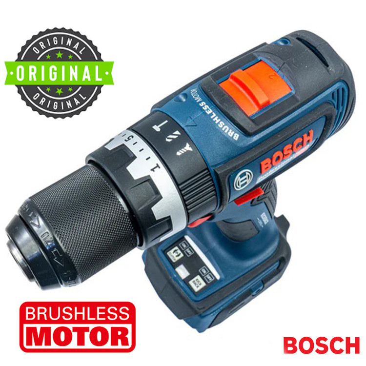 دریل پیچ گوشتی چکشی شارژی بوش مدل هوشمند GSB 18V-90C 5Ah