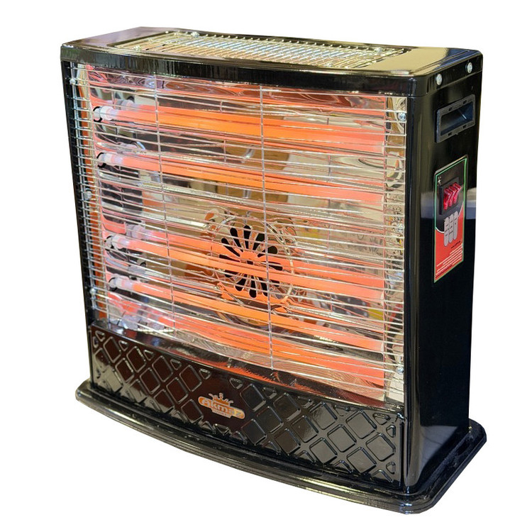 بخاری برقی آکماز مدل 6 شعله فن دار دو بعدی