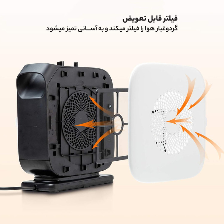 فن هیتر مایدیا مدل NTY15-19C