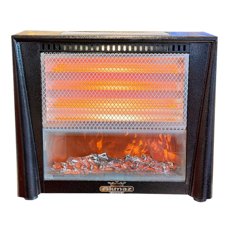 بخاری برقی آکماز مدل شومینه ای AK600