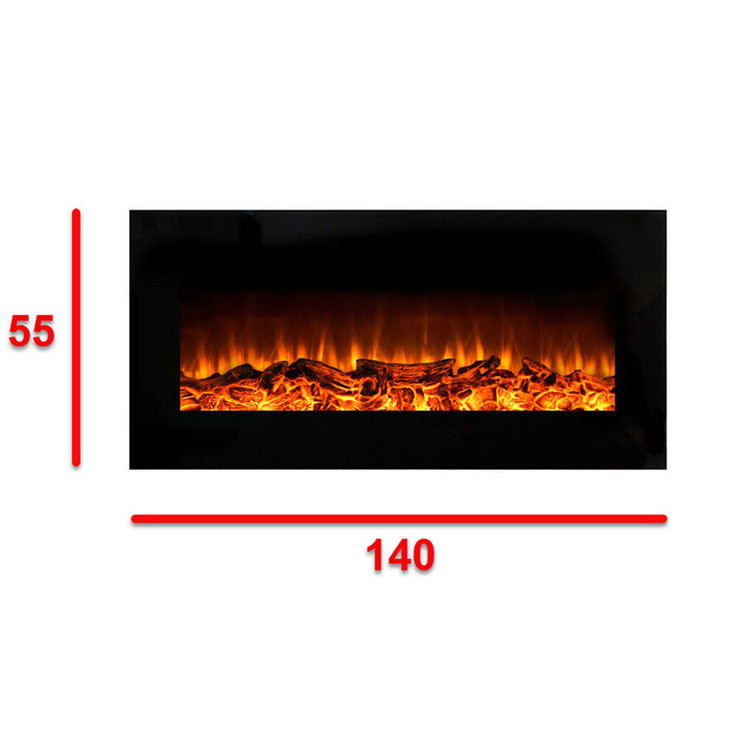 شومینه دیواری برقی شومینه بیستون مدل H.D_140_L4.bs