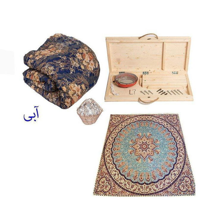 کرسی برقی پارسین مدل پشو KT90-P35 مجموعه 9 عددی