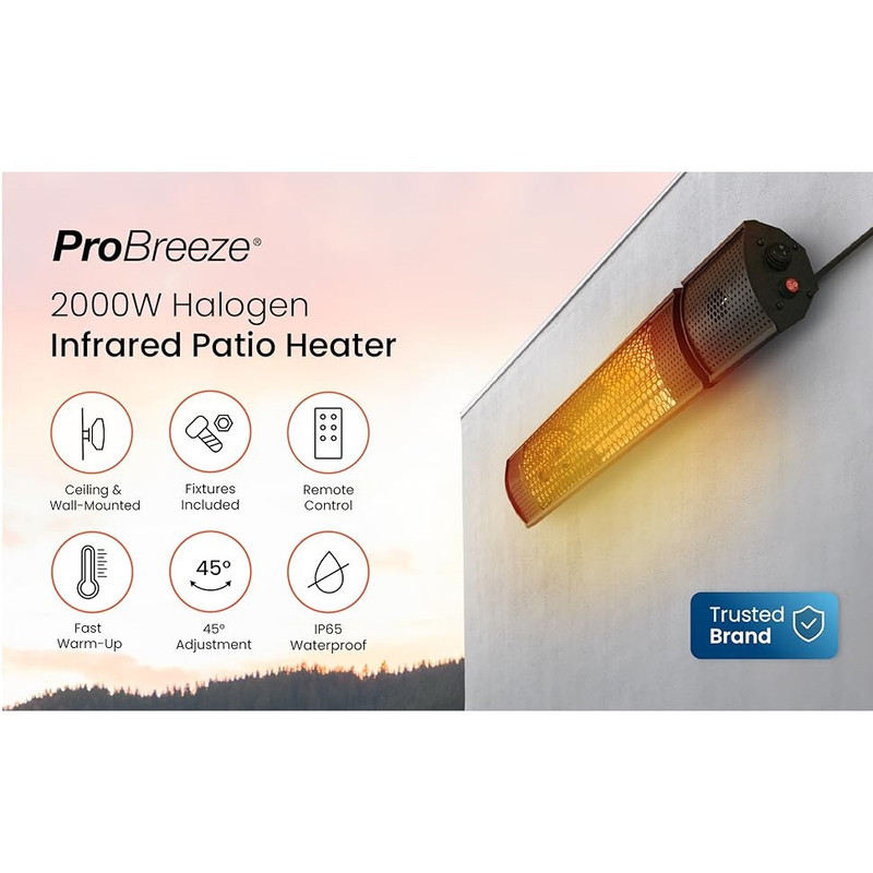 بخاری برقی پرو بریز مدل PB-H16