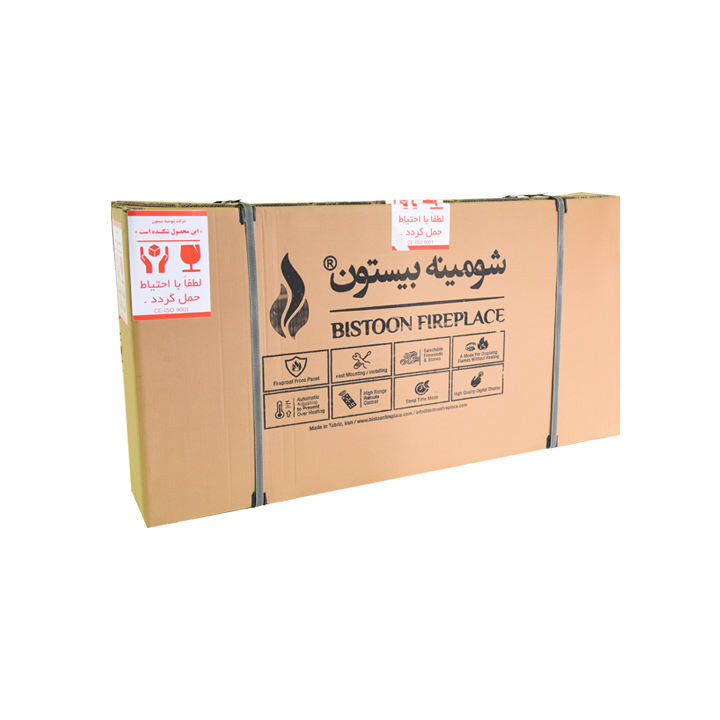 شومینه برقی شومینه بیستون مدل UP.C.180.L4.bs