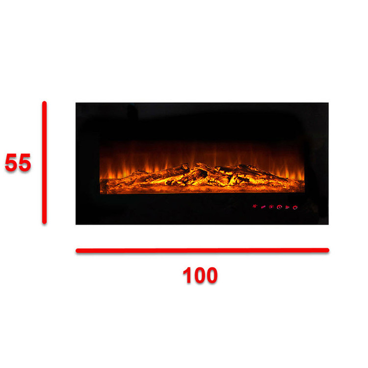 شومینه دیواری برقی شومینه بیستون مدل H.D_100_T_L4.bs