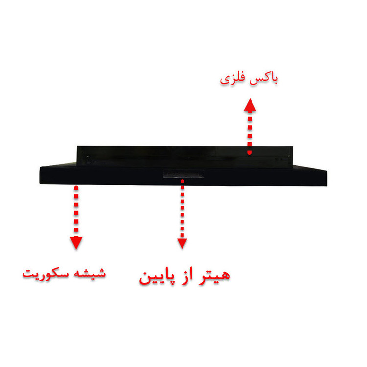 شومینه دیواری برقی شومینه بیستون مدل H.D_180_L2.bs