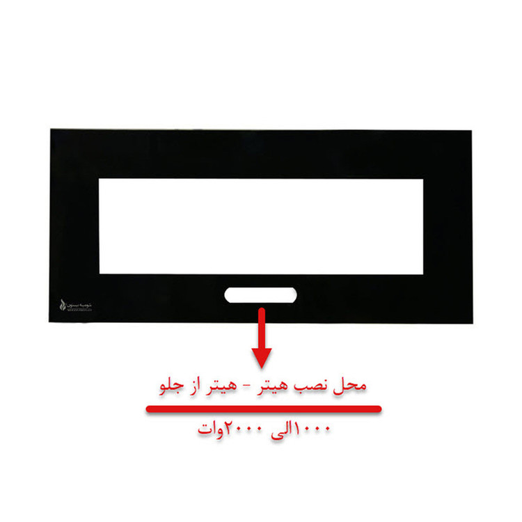 شومینه دیواری برقی شومینه بیستون مدل Z.E_200_L2