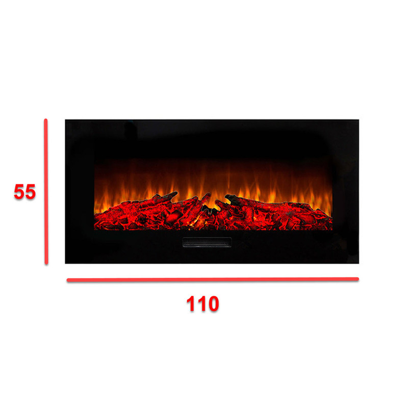 شومینه دیواری برقی شومینه بیستون مدل C.Z_110_L2.bs