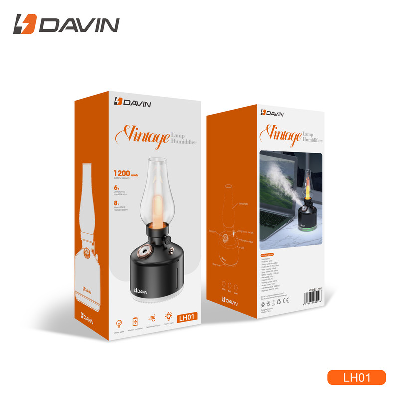دستگاه بخور و رطوبت ساز سرد داوین مدل VINTAGE Lamp Humidifier LH01