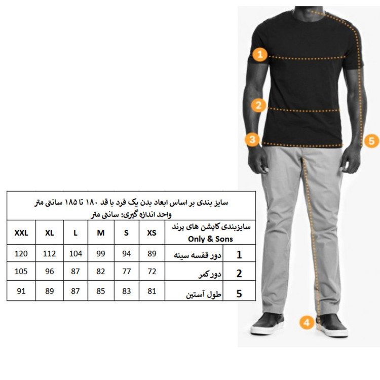 کاپشن مردانه اونلی اند سانز مدل NB22013441