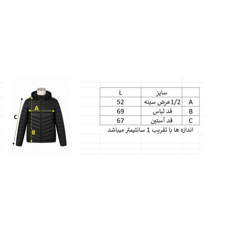 کاپشن مردانه جک اند جونز مدل 12211785