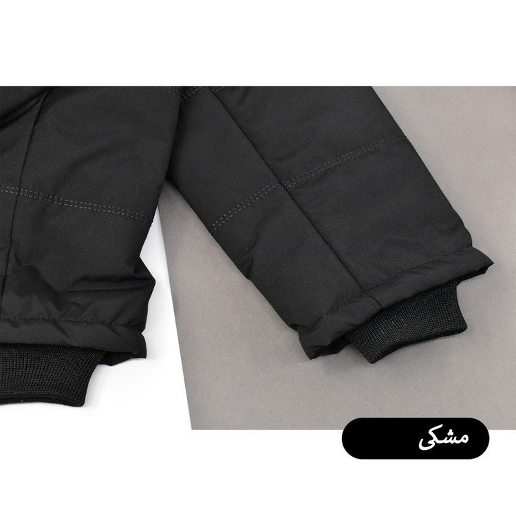 کاپشن بلند مردانه کلاه دار مدل Norvane کد M6010