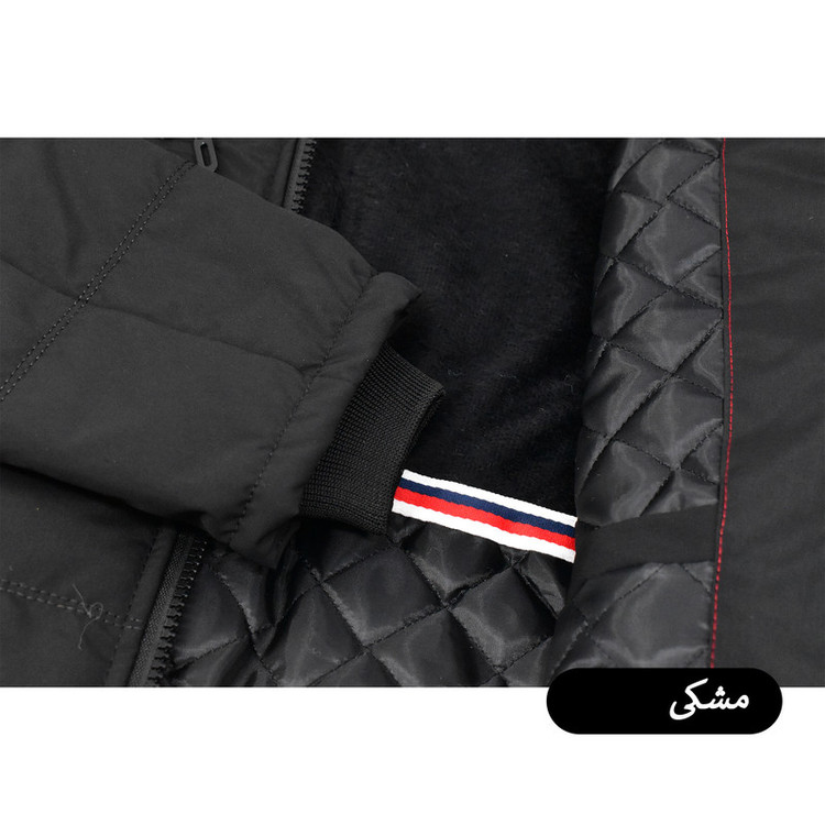 کاپشن بلند مردانه کلاه دار مدل Norvane کد M6010