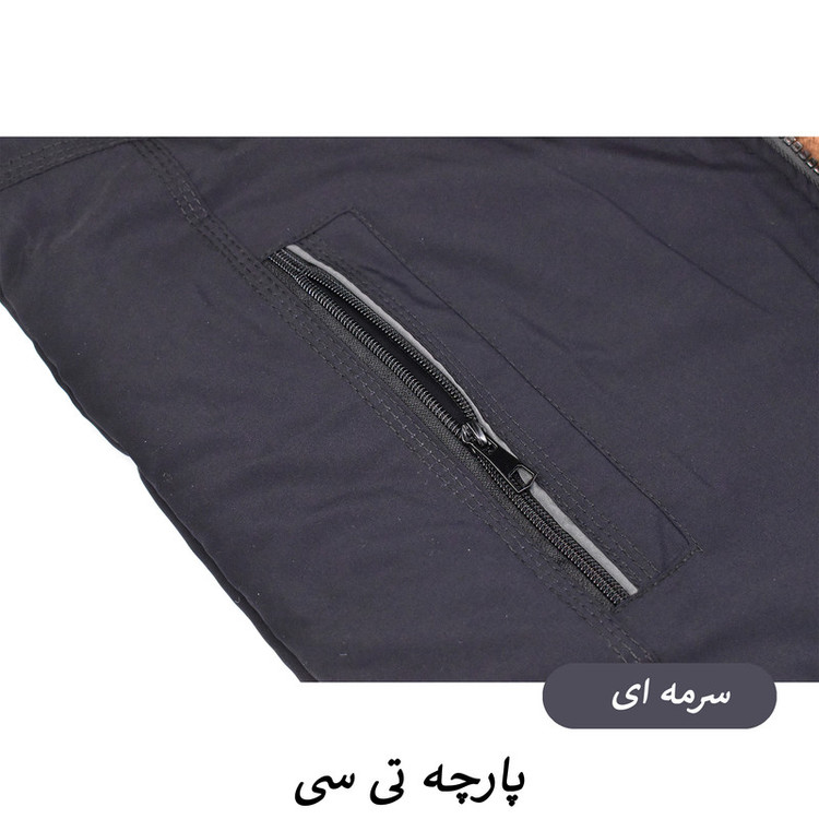 کاپشن بلند مردانه آستر خزدار مدل Cavren کد M6004