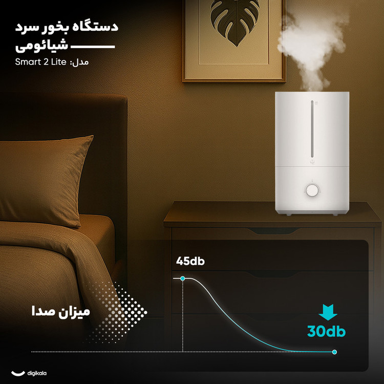 دستگاه بخور سرد شیائومی مدل Smart 2 Lite
