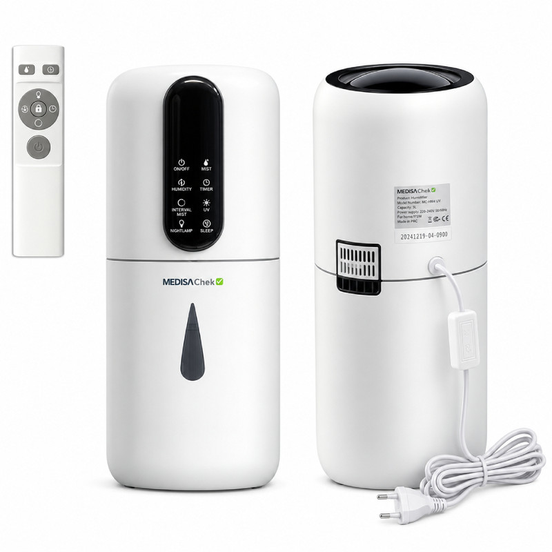 رطوبت ساز التراسونیک مدیساچک مدل MC-HM4 UV