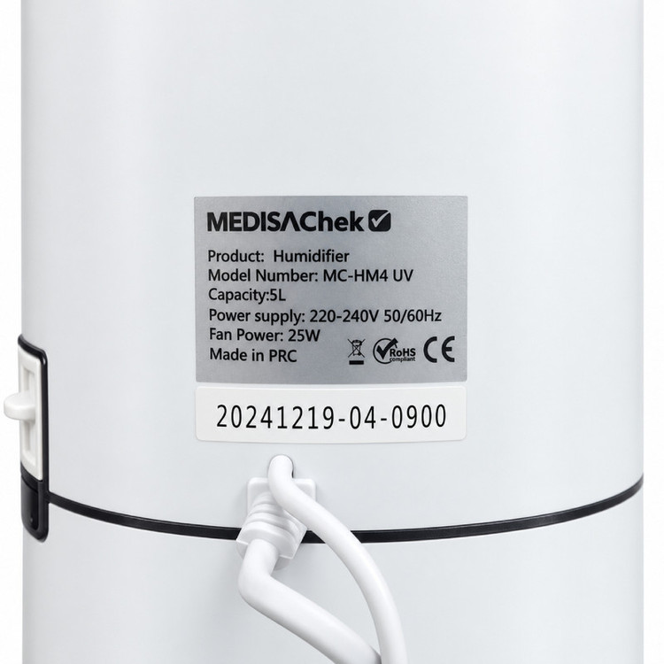 رطوبت ساز التراسونیک مدیساچک مدل MC-HM4 UV