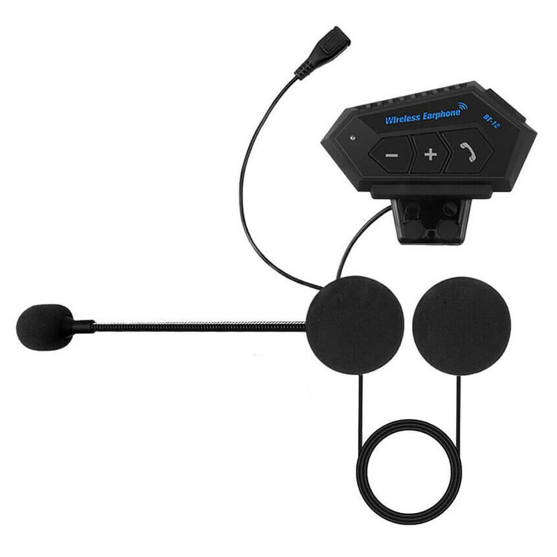 هدست بلوتوثی کلاه کاسکت مدل BT-12