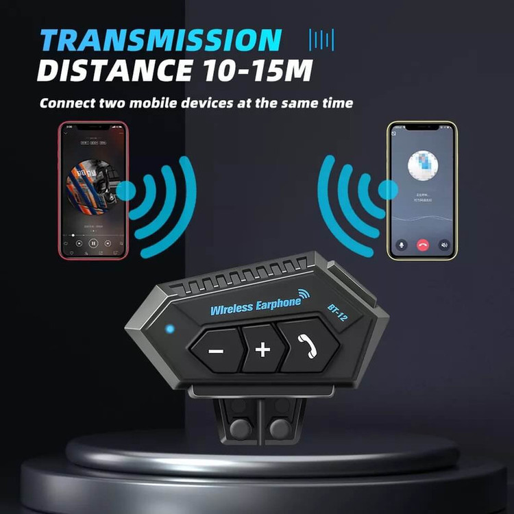 هدست بلوتوثی کلاه کاسکت مدل BT-12
