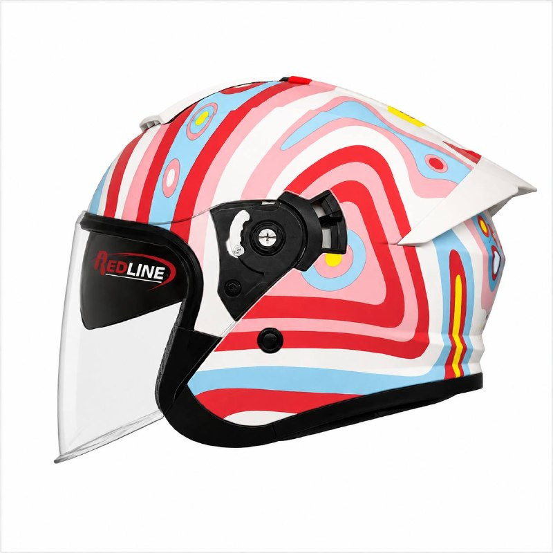 کلاه کاسکت ردلاین مدل BRIGHT WHITE / Candy 966