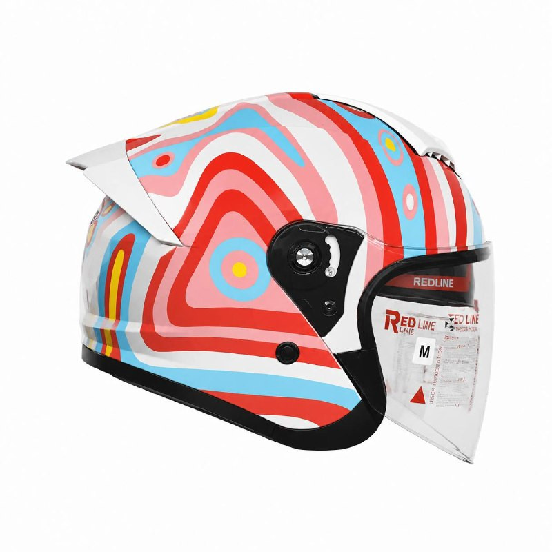 کلاه کاسکت ردلاین مدل BRIGHT WHITE / Candy 966