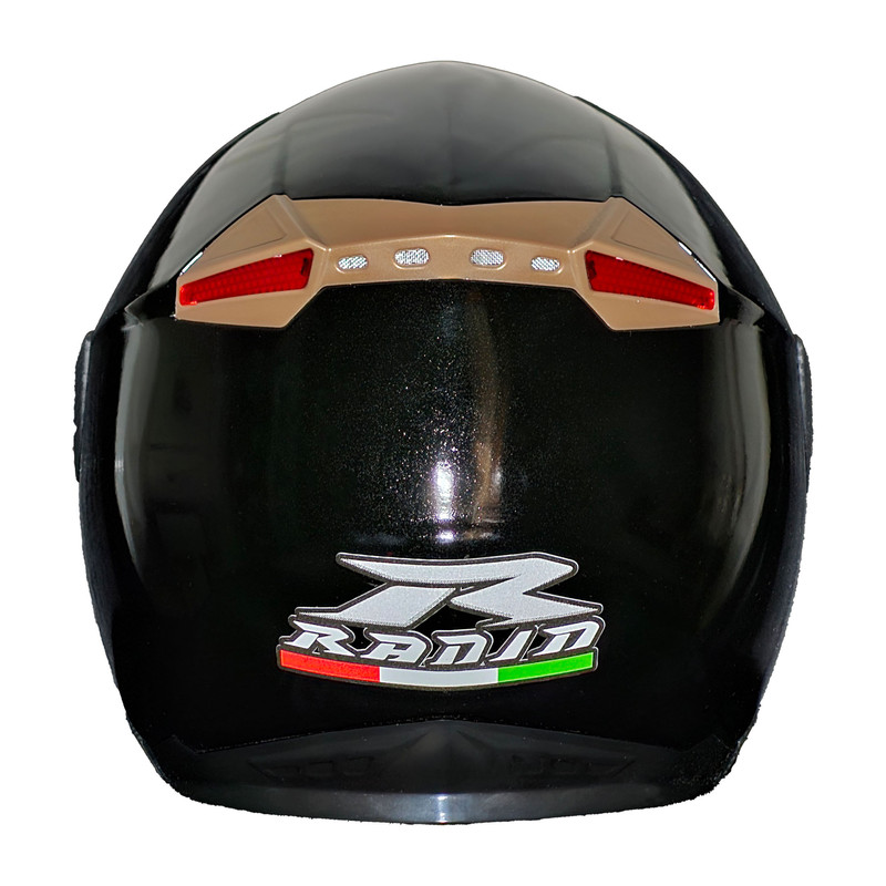 کلاه کاسکت رادین پلیمر مدل New_Radin_Bright_Black