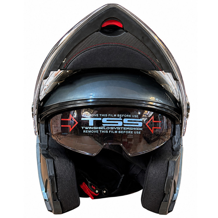 کلاه کاسکت فک متحرک لائوس مدل Aero Flip Pro دو طلق کد 2482