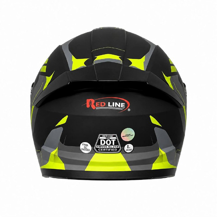 کلاه کاسکت ردلاین مدل MATT Black / Fluor Yellow 966