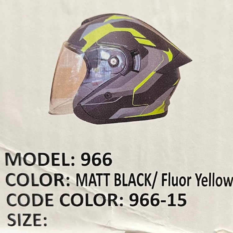 کلاه کاسکت ردلاین مدل MATT Black / Fluor Yellow 966