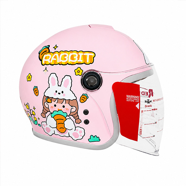 کلاه کاسکت ردلاین مدل 910 BRIGHT PINK / RABBIT