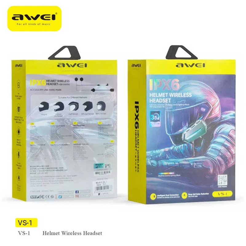 هدست بلوتوث کلاه کاسکت آوی مدل VS-1