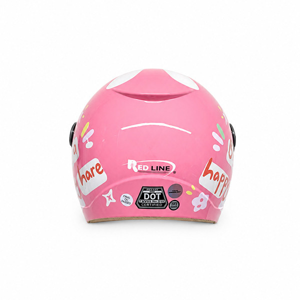 کلاه کاسکت ردلاین مدل 908 BRIGHT PINK /Rabbit