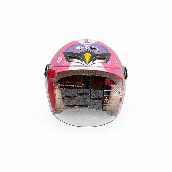 کلاه کاسکت ردلاین مدل 908 BRIGHT PINK /Rabbit