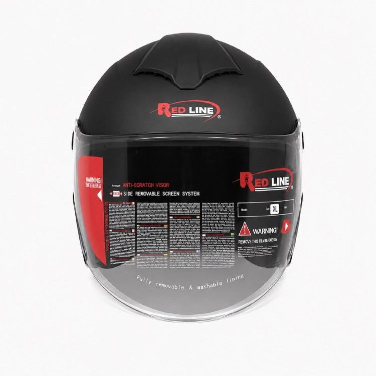 کلاه کاسکت ردلاین مدل MATT BLACK 966