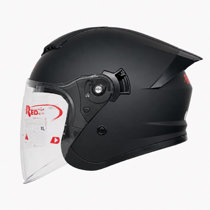کلاه کاسکت ردلاین مدل MATT BLACK 966