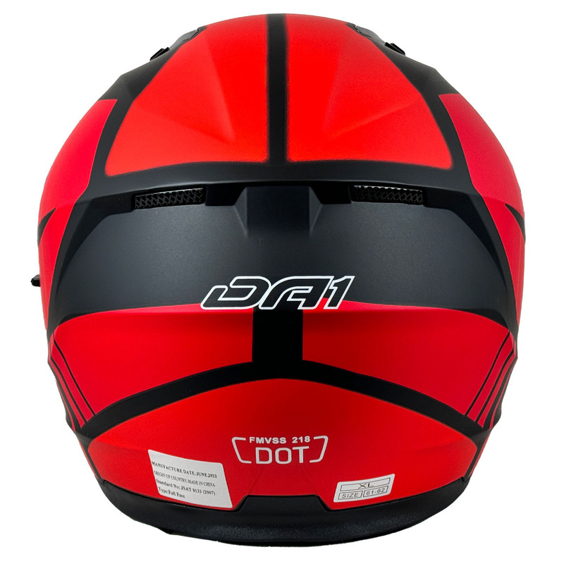 کلاه کاسکت مدل DA1 BLACK-RED105