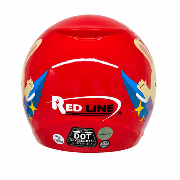 کلاه کاسکت ردلاین مدل BRIGHT RED / Rabbit 908